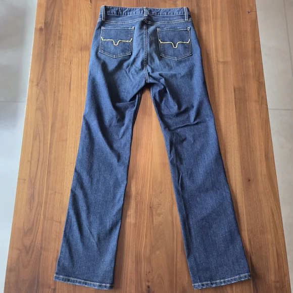 Kimes Ranch Sarah High-Rise Slim Bootcut Jeans | 6/30 | Dark Wash - Picture 10 of 12
